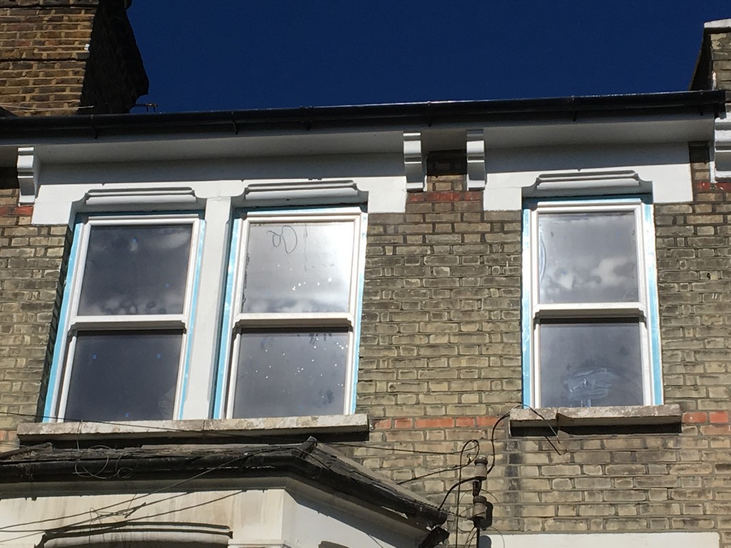 New uPVC sash windows fitted on Victorian terrace in Highgate
